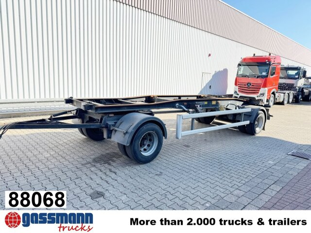 Hüffermann HSA 18.65 Schlittenabroller - Multilift/ Būvgružu konteinera piekabe: foto 1 Hüffermann HSA 18.65 Schlittenabroller - Multilift/ Būvgružu konteinera piekabe: foto 1