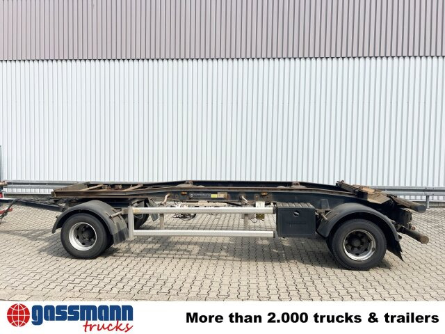 Multilift/ Būvgružu konteinera piekabe Hüffermann HSA 18.65 Schlittenabroller: foto 10 Multilift/ Būvgružu konteinera piekabe Hüffermann HSA 18.65 Schlittenabroller: foto 10