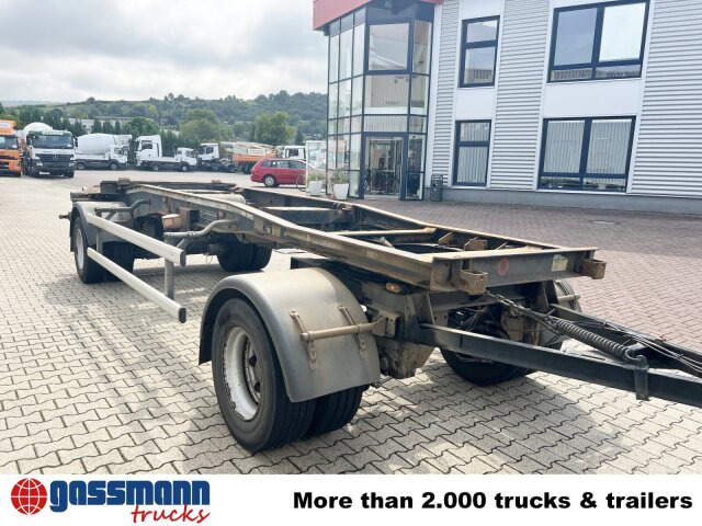 Multilift/ Būvgružu konteinera piekabe Hüffermann HSA 18.65 Schlittenabroller: foto 7 Multilift/ Būvgružu konteinera piekabe Hüffermann HSA 18.65 Schlittenabroller: foto 7