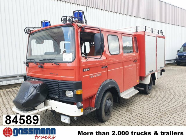 Iveco 60-9A Doka 4x2, LF8 - Ugunsdzēsēju mašīna: foto 1 Iveco 60-9A Doka 4x2, LF8 - Ugunsdzēsēju mašīna: foto 1