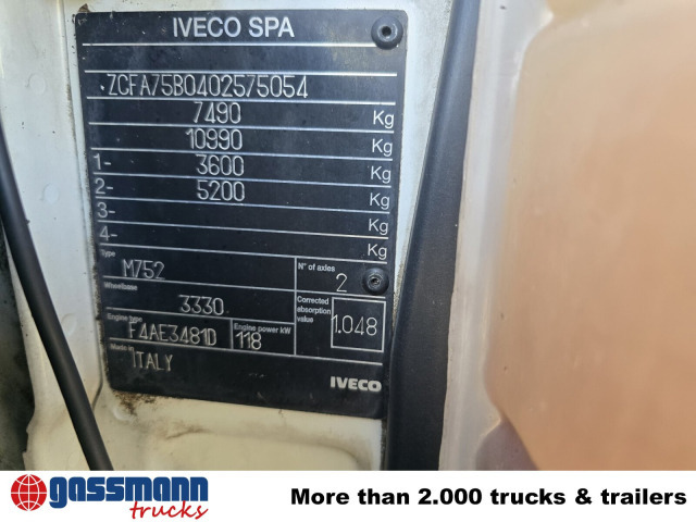 Iveco EuroCargo ML 75 E 16 VDL Cityabrollanlage - Pacēlājs ar āķi: foto 5 Iveco EuroCargo ML 75 E 16 VDL Cityabrollanlage - Pacēlājs ar āķi: foto 5