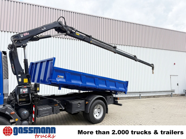 Iveco EuroCargo ML120E28K 4x2 mit Kran Hiab XS088 ES-3 - Kravas automašīna pašizgāzējs, Kravas auto ar manipulatoru: foto 2 Iveco EuroCargo ML120E28K 4x2 mit Kran Hiab XS088 ES-3 - Kravas automašīna pašizgāzējs, Kravas auto ar manipulatoru: foto 2