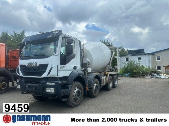 Iveco Trakker AD340T41B 8x4, Betonmischer Stetter ca. - Betonvedējs: foto 1 Iveco Trakker AD340T41B 8x4, Betonmischer Stetter ca. - Betonvedējs: foto 1