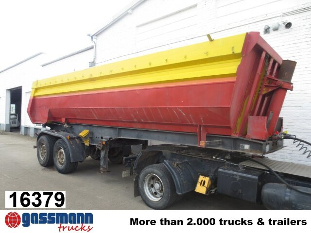 Kögel SKHL 18 Alu Rundmulde, 24 cbm, Blechboden - Puspiekabe pašizgāzējs: foto 1 Kögel SKHL 18 Alu Rundmulde, 24 cbm, Blechboden - Puspiekabe pašizgāzējs: foto 1