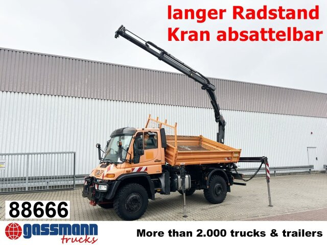 Unimog U500 4x4 405/40 mit Heckkran Hiab 077-1 HiDuo, - Komercauto: foto 1 Unimog U500 4x4 405/40 mit Heckkran Hiab 077-1 HiDuo, - Komercauto: foto 1