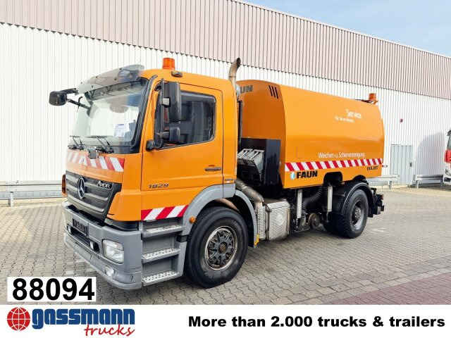 Mercedes-Benz Axor 1829 4x2, Zweiweg Z200, Kehrmaschine Faun - Kravas automašīna: foto 1 Mercedes-Benz Axor 1829 4x2, Zweiweg Z200, Kehrmaschine Faun - Kravas automašīna: foto 1