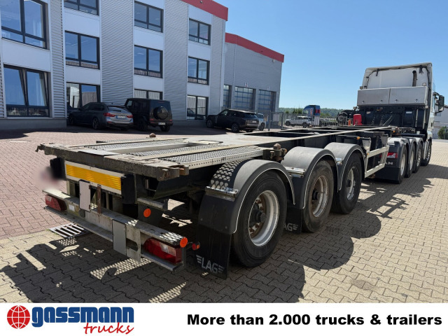 Puspiekabe noņemamā virsbūve/ Konteineru vedējs Lag 0-3-39 CD Containerchassis, 20ft und 30ft, ADR: foto 6