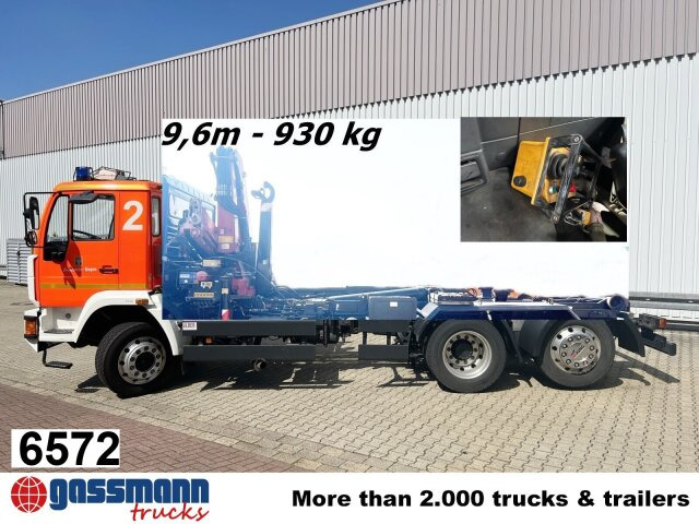 MAN 25/18.284 6x2-4 LL,Kran HMF 1113 K3, Funk, - Pacēlājs ar āķi, Kravas auto ar manipulatoru: foto 1 MAN 25/18.284 6x2-4 LL,Kran HMF 1113 K3, Funk, - Pacēlājs ar āķi, Kravas auto ar manipulatoru: foto 1