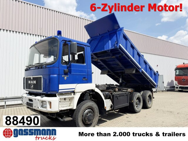 MAN 27.403 6x6 BB, EX-THW - Kravas automašīna pašizgāzējs: foto 1 MAN 27.403 6x6 BB, EX-THW - Kravas automašīna pašizgāzējs: foto 1