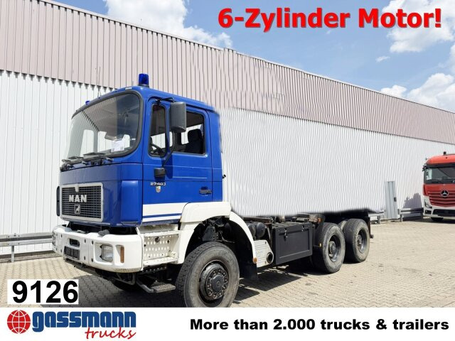 MAN 27.403 6x6 BB, EX-THW - Šasija kravas automašīna: foto 1 MAN 27.403 6x6 BB, EX-THW - Šasija kravas automašīna: foto 1