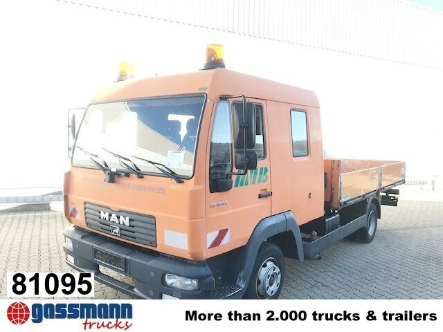 MAN LE 8.185 LC Doka 4x2 BB, 2x AHK - Bortu kravas automašīna/ Platforma: foto 1 MAN LE 8.185 LC Doka 4x2 BB, 2x AHK - Bortu kravas automašīna/ Platforma: foto 1