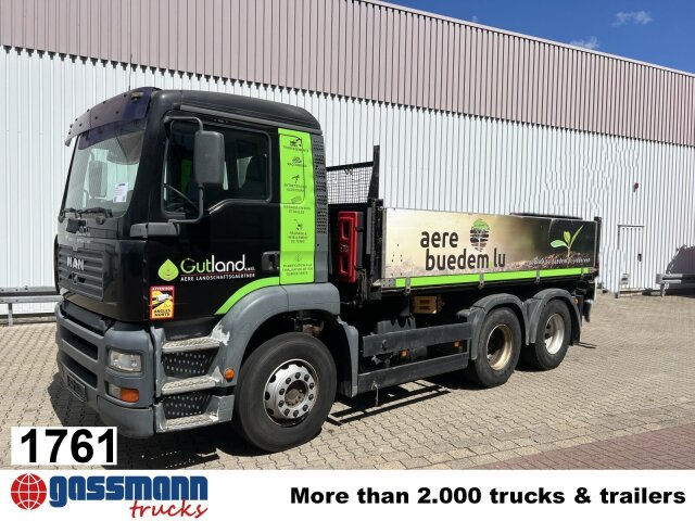 MAN TGA 26.363/410 6x4 BB, 2-S-Alukipper - Kravas automašīna pašizgāzējs, Kravas auto ar manipulatoru: foto 1 MAN TGA 26.363/410 6x4 BB, 2-S-Alukipper - Kravas automašīna pašizgāzējs, Kravas auto ar manipulatoru: foto 1