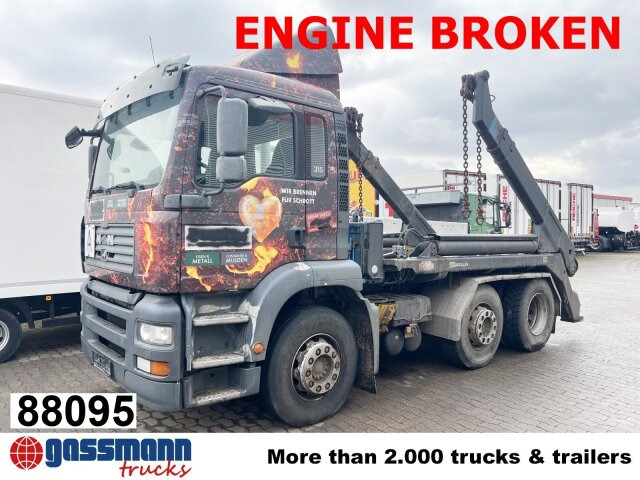 MAN TGA 26.410 6X2/4 BL, Vorlauf Lenk-Liftachse, - Būvgružu konteineru vedējs: foto 1 MAN TGA 26.410 6X2/4 BL, Vorlauf Lenk-Liftachse, - Būvgružu konteineru vedējs: foto 1