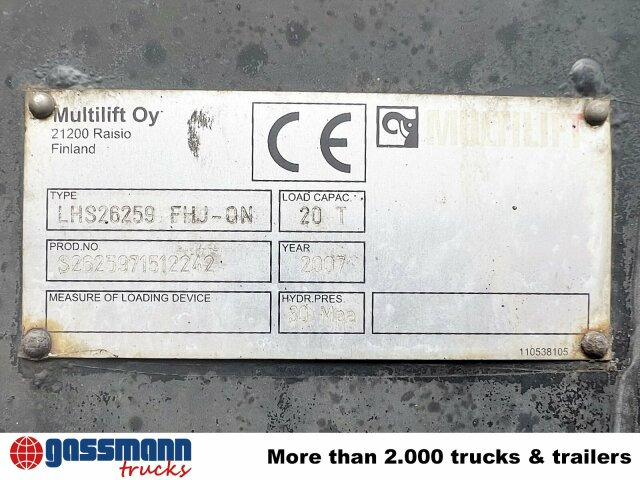 MAN TGA 26.440 6X2-2 BL, Liftachse - Pacēlājs ar āķi: foto 2 MAN TGA 26.440 6X2-2 BL, Liftachse - Pacēlājs ar āķi: foto 2