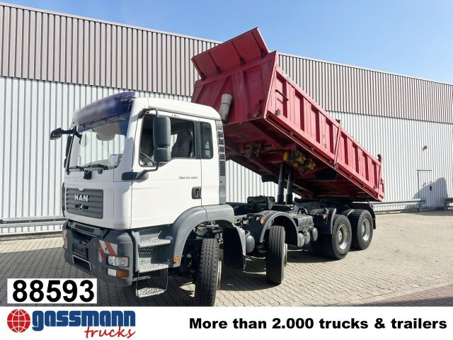 MAN TGA 35.400/440 8x4 BB - Kravas automašīna pašizgāzējs: foto 1 MAN TGA 35.400/440 8x4 BB - Kravas automašīna pašizgāzējs: foto 1
