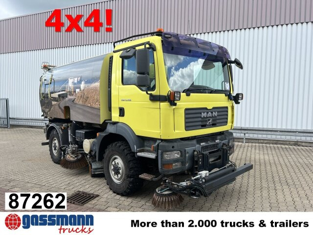 MAN TGM 13.280 4X4 BL, Kehhrmaschine Nothelfer Kobit - Ielu tīrīšanas mašīna: foto 1 MAN TGM 13.280 4X4 BL, Kehhrmaschine Nothelfer Kobit - Ielu tīrīšanas mašīna: foto 1