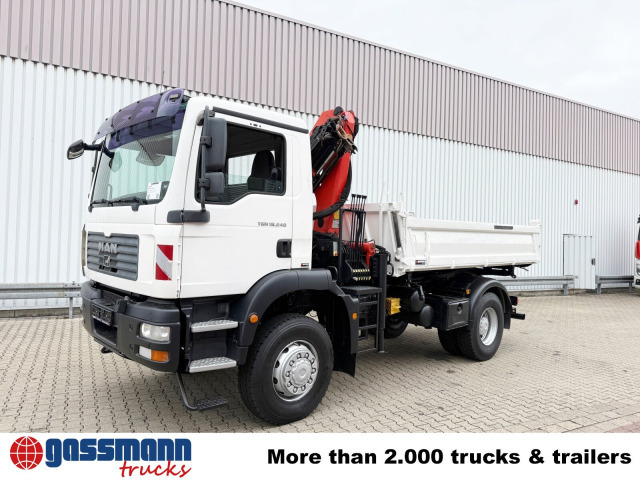 Kravas automašīna pašizgāzējs, Kravas auto ar manipulatoru MAN TGM 18.240 4x4 BB mit Kran Palfinger PK9501: foto 8 Kravas automašīna pašizgāzējs, Kravas auto ar manipulatoru MAN TGM 18.240 4x4 BB mit Kran Palfinger PK9501: foto 8