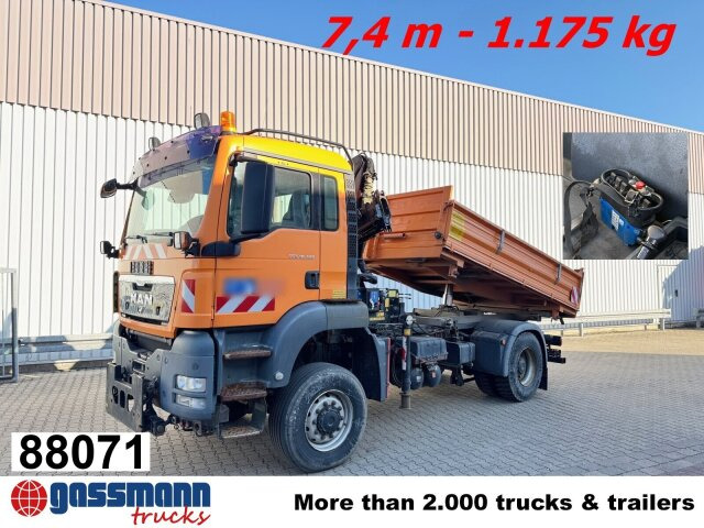 MAN TGS 18.320 4x4 BL, Wechselsystem, - Kravas automašīna pašizgāzējs, Kravas auto ar manipulatoru: foto 1 MAN TGS 18.320 4x4 BL, Wechselsystem, - Kravas automašīna pašizgāzējs, Kravas auto ar manipulatoru: foto 1