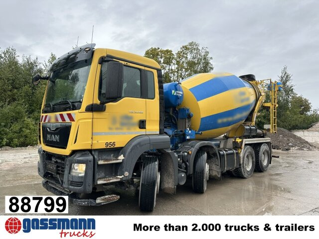 MAN TGS 32.400 8x4 BB, Stetter ca. 9m³ - Betonvedējs: foto 1 MAN TGS 32.400 8x4 BB, Stetter ca. 9m³ - Betonvedējs: foto 1