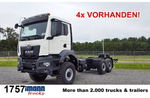 MAN TGS 33.440 6x6 BB CH, Euro2, Einzelbereifung, 4x - Šasija kravas automašīna: foto 1 MAN TGS 33.440 6x6 BB CH, Euro2, Einzelbereifung, 4x - Šasija kravas automašīna: foto 1