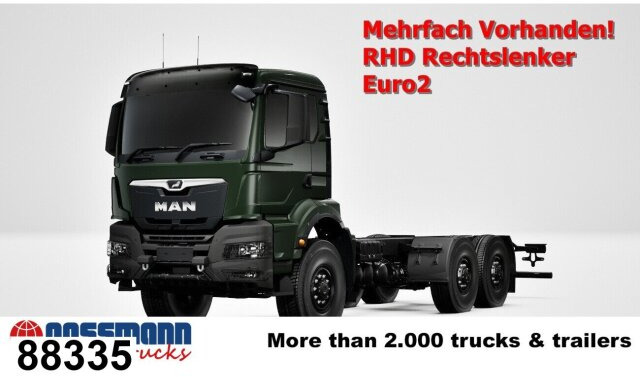 MAN TGS 33.440 6x6 BB CH RHD, Euro2, Rechtslenker, - Šasija kravas automašīna: foto 1 MAN TGS 33.440 6x6 BB CH RHD, Euro2, Rechtslenker, - Šasija kravas automašīna: foto 1