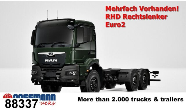 MAN TGS 33.440 6x6 BB CH RHD, Euro2, Rechtslenker, - Šasija kravas automašīna: foto 1 MAN TGS 33.440 6x6 BB CH RHD, Euro2, Rechtslenker, - Šasija kravas automašīna: foto 1