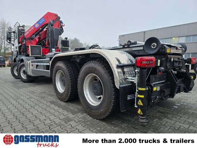 MAN TGS 35.480 8X4 BL, Intarder, Kran HMF 3220-K6, - Pacēlājs ar āķi, Kravas auto ar manipulatoru: foto 5 MAN TGS 35.480 8X4 BL, Intarder, Kran HMF 3220-K6, - Pacēlājs ar āķi, Kravas auto ar manipulatoru: foto 5