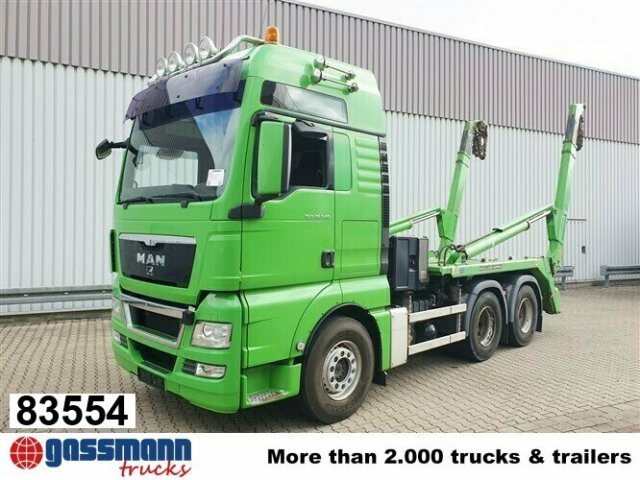 MAN TGX 26.540 6x4 BB, Intarder, XXL-Fahrerhaus - Būvgružu konteineru vedējs: foto 1 MAN TGX 26.540 6x4 BB, Intarder, XXL-Fahrerhaus - Būvgružu konteineru vedējs: foto 1