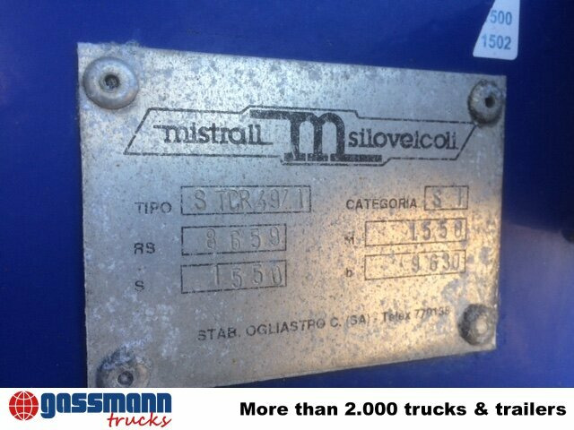 MISTRAL Kippsilo, ca. 49m³ - Silosa puspiekabe: foto 5 MISTRAL Kippsilo, ca. 49m³ - Silosa puspiekabe: foto 5