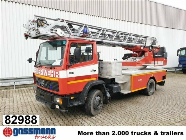 Mercedes-Benz 1114 4x2 DLK 18-12 CC Drehleiter, 24 Meter - Ugunsdzēsēju mašīna: foto 1 Mercedes-Benz 1114 4x2 DLK 18-12 CC Drehleiter, 24 Meter - Ugunsdzēsēju mašīna: foto 1