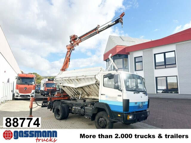 Mercedes-Benz 914 K 4x2, Kran Atlas 60.1, Funk - Kravas automašīna pašizgāzējs, Kravas auto ar manipulatoru: foto 1 Mercedes-Benz 914 K 4x2, Kran Atlas 60.1, Funk - Kravas automašīna pašizgāzējs, Kravas auto ar manipulatoru: foto 1