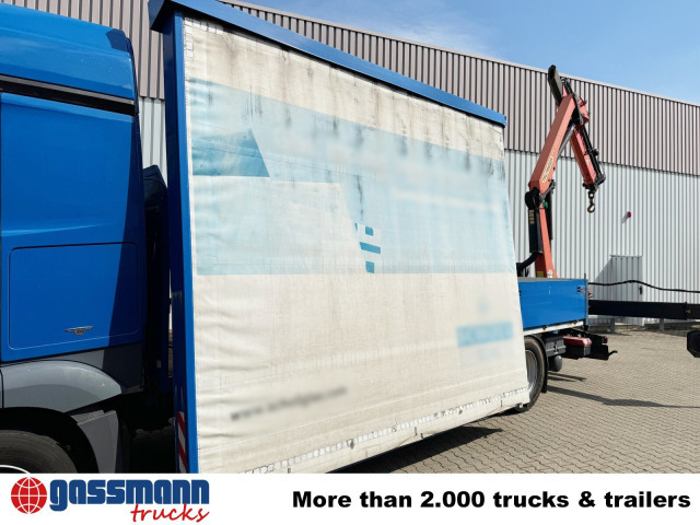 Mercedes-Benz Actros 1836 L 4x2, Glastransporter, Heckkran - Bortu kravas automašīna/ Platforma, Kravas auto ar manipulatoru: foto 4 Mercedes-Benz Actros 1836 L 4x2, Glastransporter, Heckkran - Bortu kravas automašīna/ Platforma, Kravas auto ar manipulatoru: foto 4