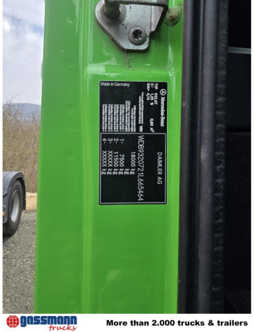 Mercedes-Benz Actros 2032 LA 4x4/ Rdstand 3.600 mm - Šasija kravas automašīna: foto 2 Mercedes-Benz Actros 2032 LA 4x4/ Rdstand 3.600 mm - Šasija kravas automašīna: foto 2