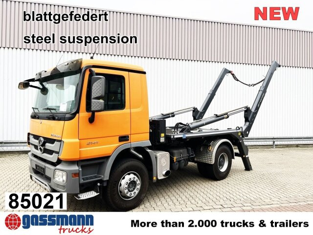 Mercedes-Benz Actros 2141 K 4x2, Tele-Absetzer - Būvgružu konteineru vedējs: foto 1 Mercedes-Benz Actros 2141 K 4x2, Tele-Absetzer - Būvgružu konteineru vedējs: foto 1