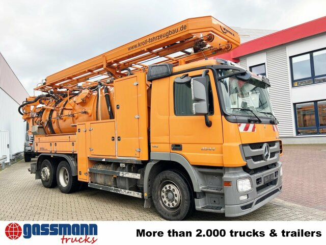 Ielu tīrīšanas mašīna Mercedes-Benz Actros 2544 L 6x2, Lenkachse, Kroll: foto 9