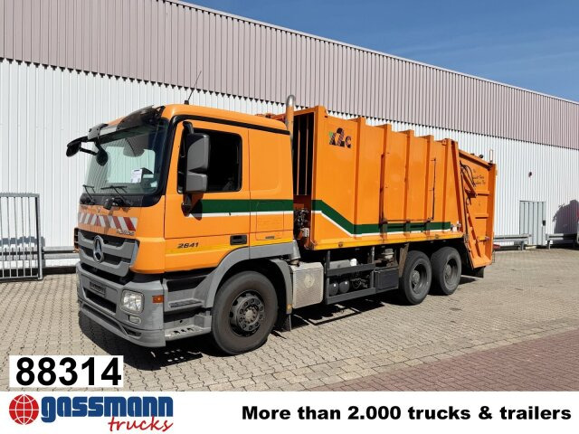 Mercedes-Benz Actros 2641/48 L 6x4, Haller M21X2C, Zöller - Atkritumu vedējs: foto 1 Mercedes-Benz Actros 2641/48 L 6x4, Haller M21X2C, Zöller - Atkritumu vedējs: foto 1
