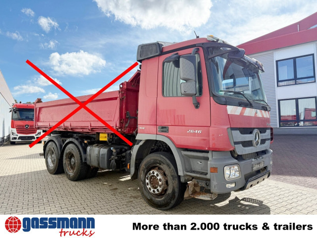 Šasija kravas automašīna Mercedes-Benz Actros 2646 K 6x4, Retarder: foto 8