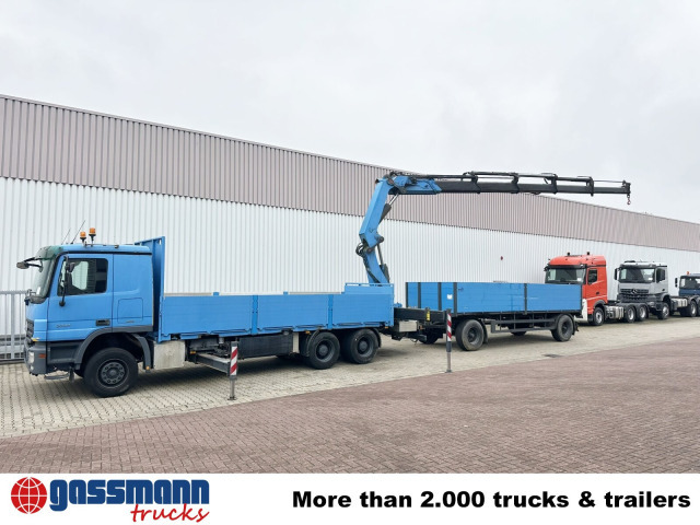 Mercedes-Benz Actros 2741 L 6x4, Twist-Lock ausz. auf 3m, - Bortu kravas automašīna/ Platforma, Kravas auto ar manipulatoru: foto 3 Mercedes-Benz Actros 2741 L 6x4, Twist-Lock ausz. auf 3m, - Bortu kravas automašīna/ Platforma, Kravas auto ar manipulatoru: foto 3