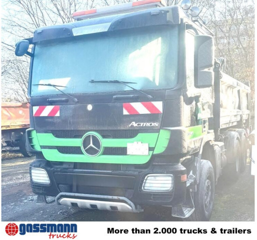 Mercedes-Benz Actros 3341 K 6x4, Bormatik links, Heckkran Penz - Kravas automašīna pašizgāzējs, Kravas auto ar manipulatoru: foto 2 Mercedes-Benz Actros 3341 K 6x4, Bormatik links, Heckkran Penz - Kravas automašīna pašizgāzējs, Kravas auto ar manipulatoru: foto 2