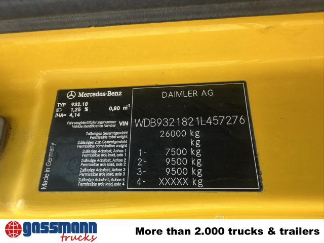 Mercedes-Benz Actros 3348 AK 6x6, Bordmatik links - Kravas automašīna pašizgāzējs: foto 4 Mercedes-Benz Actros 3348 AK 6x6, Bordmatik links - Kravas automašīna pašizgāzējs: foto 4