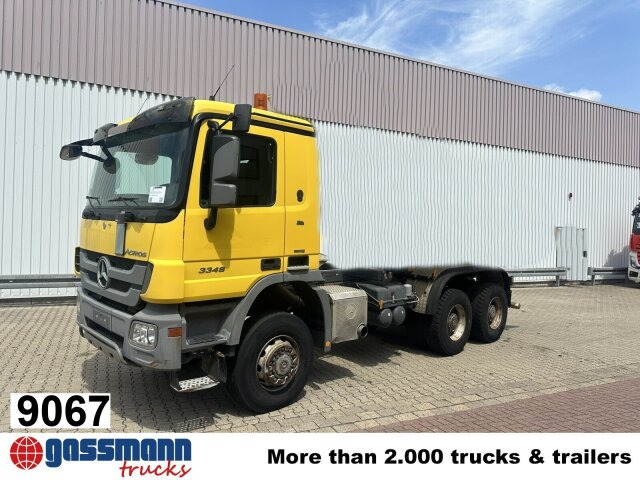 Mercedes-Benz Actros 3348 AK 6x6 - Šasija kravas automašīna: foto 1 Mercedes-Benz Actros 3348 AK 6x6 - Šasija kravas automašīna: foto 1