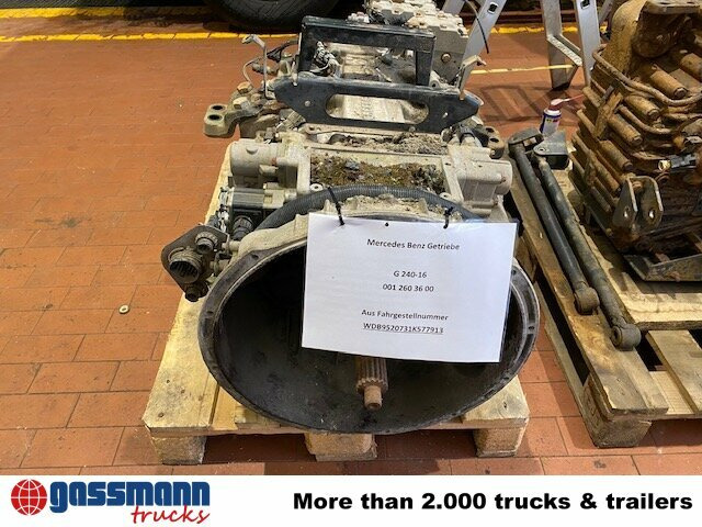 Mercedes-Benz Actros Schaltgetriebe G 240-16 mit Retarder - Pārnesumkārba - Kravas automašīna: foto 2 Mercedes-Benz Actros Schaltgetriebe G 240-16 mit Retarder - Pārnesumkārba - Kravas automašīna: foto 2