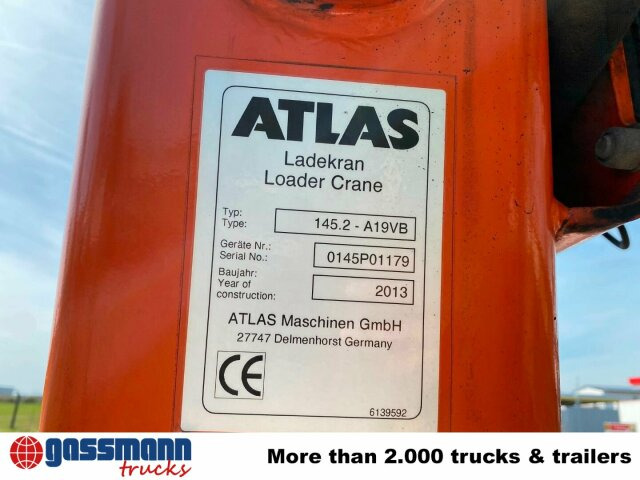 Mercedes-Benz Arocs 2545 L/6x2/4, Atlas Kran, 145.2-A19 VB, - Bortu kravas automašīna/ Platforma, Kravas auto ar manipulatoru: foto 2 Mercedes-Benz Arocs 2545 L/6x2/4, Atlas Kran, 145.2-A19 VB, - Bortu kravas automašīna/ Platforma, Kravas auto ar manipulatoru: foto 2