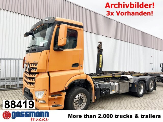 Mercedes-Benz Arocs 2552 L 6x2, Lenk-/Liftachse - Pacēlājs ar āķi: foto 1 Mercedes-Benz Arocs 2552 L 6x2, Lenk-/Liftachse - Pacēlājs ar āķi: foto 1