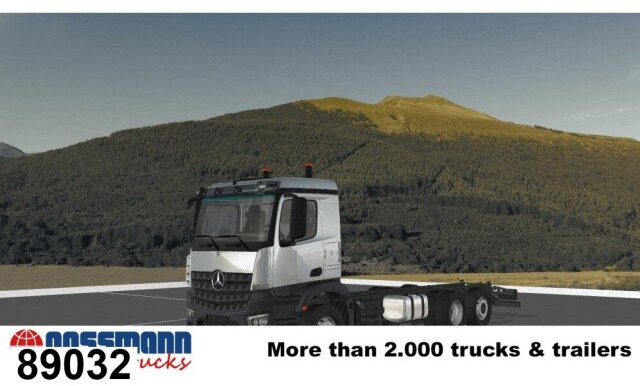 Mercedes-Benz Arocs 2553 L 6x2, Lenk-/liftachse, Navi, - Šasija kravas automašīna: foto 1 Mercedes-Benz Arocs 2553 L 6x2, Lenk-/liftachse, Navi, - Šasija kravas automašīna: foto 1