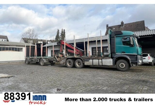 Mercedes-Benz Arocs 2651 L 6x4, Retarder, StreamSpace, - Kokvedējs, Kravas auto ar manipulatoru: foto 1 Mercedes-Benz Arocs 2651 L 6x4, Retarder, StreamSpace, - Kokvedējs, Kravas auto ar manipulatoru: foto 1