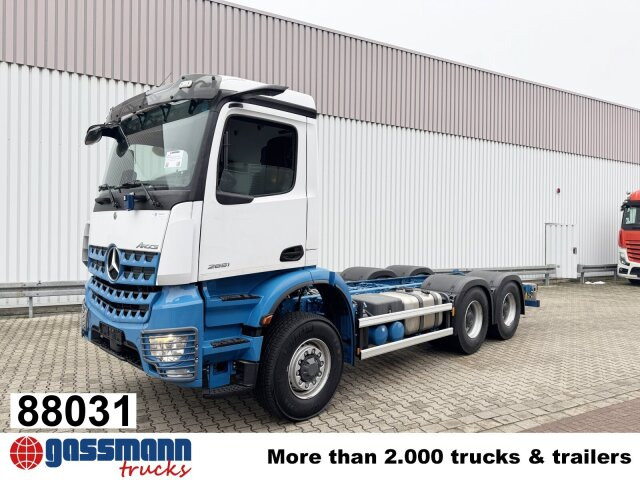 Mercedes-Benz Arocs 2651 L 6x6, HydroDrive, MirrorCam, - Šasija kravas automašīna: foto 1 Mercedes-Benz Arocs 2651 L 6x6, HydroDrive, MirrorCam, - Šasija kravas automašīna: foto 1
