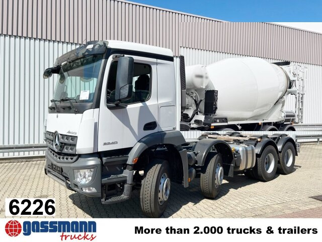 Mercedes-Benz Arocs 3240 8x4, 9/10m³ Mischer - Betonvedējs: foto 1 Mercedes-Benz Arocs 3240 8x4, 9/10m³ Mischer - Betonvedējs: foto 1