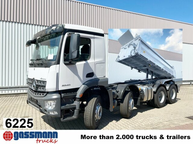 Mercedes-Benz Arocs 3240 8x4, Meiller 3-Seiten Kipper, ca. - Kravas automašīna pašizgāzējs: foto 1 Mercedes-Benz Arocs 3240 8x4, Meiller 3-Seiten Kipper, ca. - Kravas automašīna pašizgāzējs: foto 1