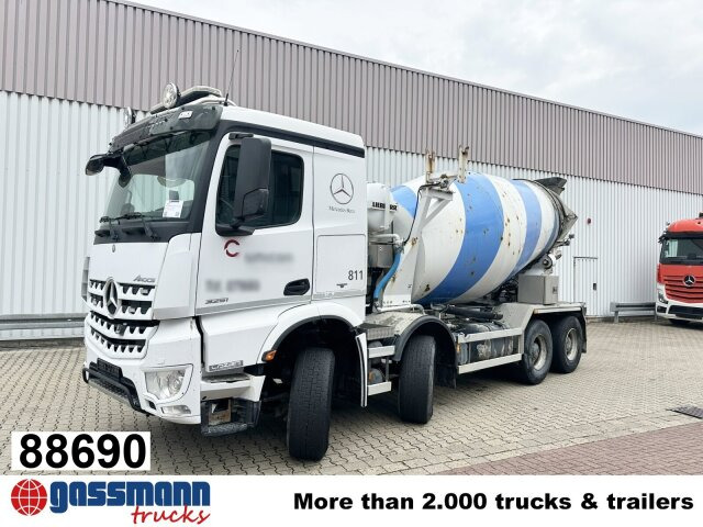 Mercedes-Benz Arocs 3251 8x4/4, Betonmischer Liebherr ca. 9m³ - Betonvedējs: foto 1 Mercedes-Benz Arocs 3251 8x4/4, Betonmischer Liebherr ca. 9m³ - Betonvedējs: foto 1